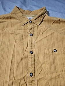 The Territory Ahead Shirt Mens 2XL XXL Beige Allover Aztec Western Button Preppy - Picture 1 of 11