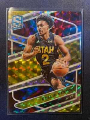 2023 Spectra #61 Collin Sexton Interstellar #88/99 Utah Jazz - Image 1 of 2