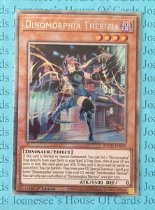 BACH-DE009 Dinomorphia Therizia Starlight Rare Yu-Gi-Oh Karte 1. Auflage Neu - Bild 1 von 5