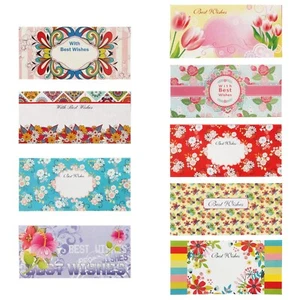 Money Envelopes Shagun Wedding Colourful Gift Card Cash Voucher Wallets 10x - Picture 1 of 37