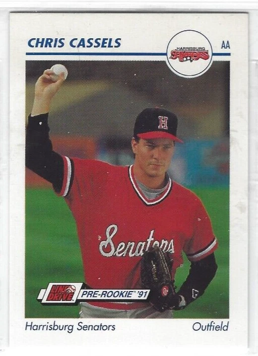 1991 Harrisburg Senators (Double-A Montreal Expos) #251 Chris Cassels - Image 1 of 1