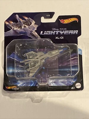 2022 Hot Wheels Disney Lightyear XL 01 Fighter Ship Buzz Lightyear Diecast 1:64 - Image 1 of 4
