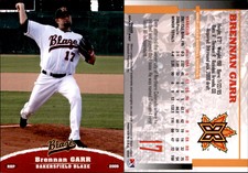 Brennan Garr 2009 Grandstand Bakersfield Blaze #NNO11 Card *AutographDen*