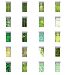 Ambesonne Green Fitted Sheet Pillow Sham Set Bedding Decor in 4 Sizes - Picture 1 of 244