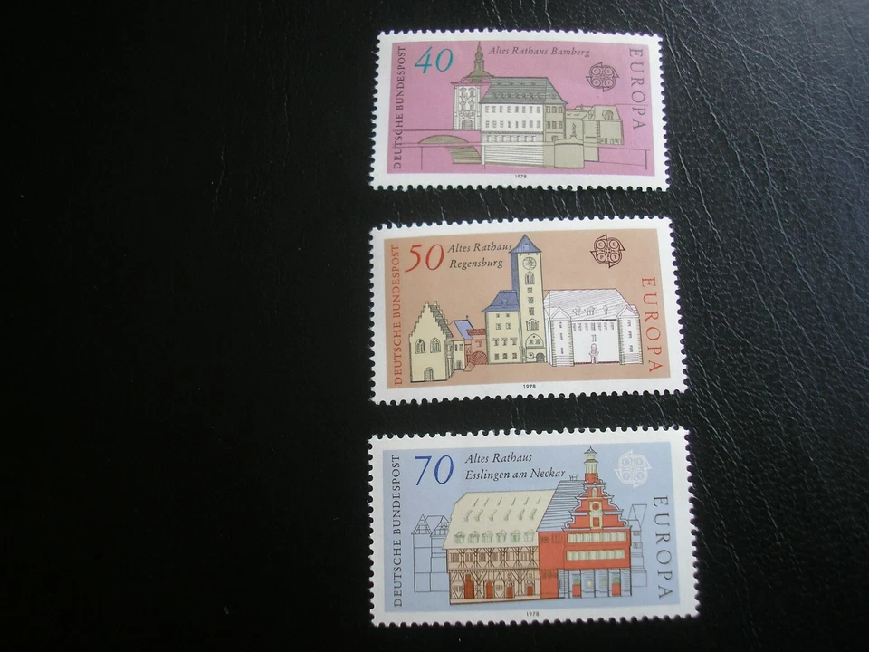 GERMANY sg1860-62 Europa (Town Halls) 1978 full set of 3 MNH XF - Image 1 of 1
