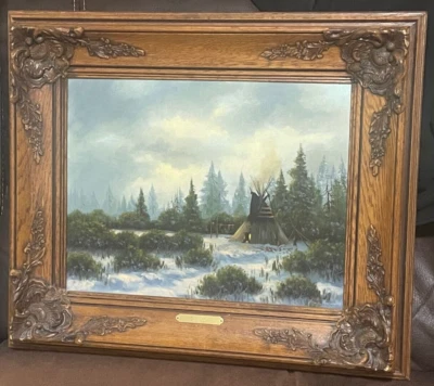 After Sundown Cree Indian Camp Heinie Hartwig Foto 1 de 4