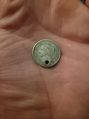 1866 Three Cent Nickel - Image 1 of 2