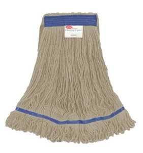 3, 6, 12 General Purpose White Cotton Looped End X-Large 32oz Mop & 1” Headband - Picture 1 of 5