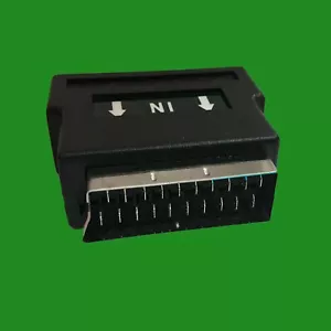 RCA Composite Phono/S-Video to SCART Converter Adaptor Adapter SVHS AV TV Audio - Picture 1 of 2