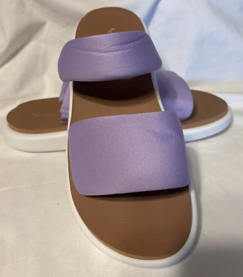 Koolaburra by UGG Women's Sandal Slippers in Lavender Fabric Sz 11 Narrow - Image 1 of 4