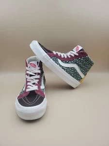 Rare VANS Green Multi Floral SK8 Hi 38 DX Sneakers -Womans Us Size 6.5 - Picture 1 of 15