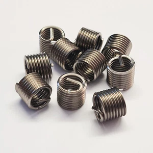 (10 PACK) M5 x 0.8 X 1D WIRE THREAD REPAIR INSERT -FITS HELICOIL - COMMERCIAL - Picture 1 of 1