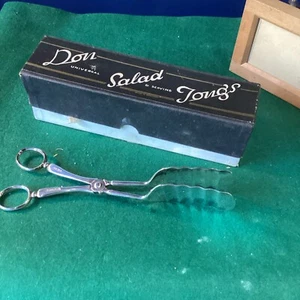 Vintage Don Universal Silber Salat & Servierzange - Bild 1 von 8