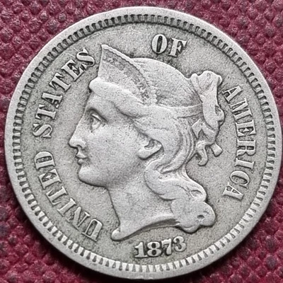 1873 Three Cent Piece 3c Nickel Better Grade #96674 - Image 1 of 2
