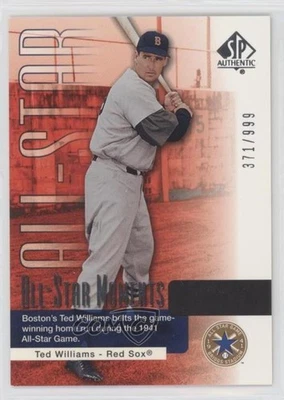 2004 SP Authentic All-Star Moments /999 Ted Williams #136 HOF - Image 1 of 2