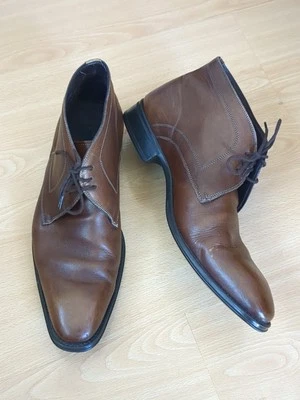 Botas Chukka Mezlan Usini Cuero Talla 8.5 M Marrón Foto 1 de 4