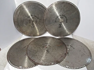 LOTE DE 5 DISCOS ANTIGUOS DE CAJA DE MÚSICA POLIFÓNICA DE 15 1/2" - Imagen 1 de 17