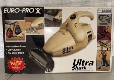 Euro-Pro X UltraShark Turbo Handheld Vacuum EP366 Bagless 600W w/Accessories NEW - Image 1 of 4