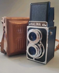 Halina A1 TLR 6x6 120mm Film Camera 80mm f3.5 Anastigmat Lens + Case - Excellent - Picture 1 of 18