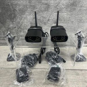 LOT OF 2 Uniden Guardian G755 Cameras Plus Antennas Mounting Brackets & Chargers - Picture 1 of 8