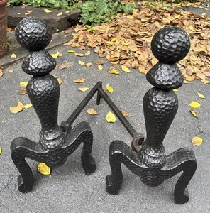 Andirons en fonte - Photo 1/10