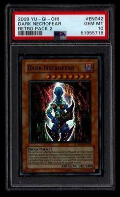 2009 Yugioh! Gem Mint PSA 10 Dark Necrofear RP02-EN042 Retro Pack 2 - Image 1 of 2