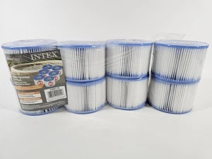 8- Intex 29011E Type S1 Easy Set Pool Filter Replacement Cartridges (8 Filters) - Picture 1 of 3