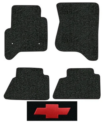 2015-2018 Chevy Silverado 3500 HD Floor Mats - 4pc - Cutpile | Fits: Crew Cab — 第 1/3 张图片