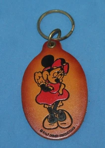 LLAVERO DE CUERO VINTAGE DISNEY MINNIE MOUSE LLAVERO NOS - Imagen 1 de 1