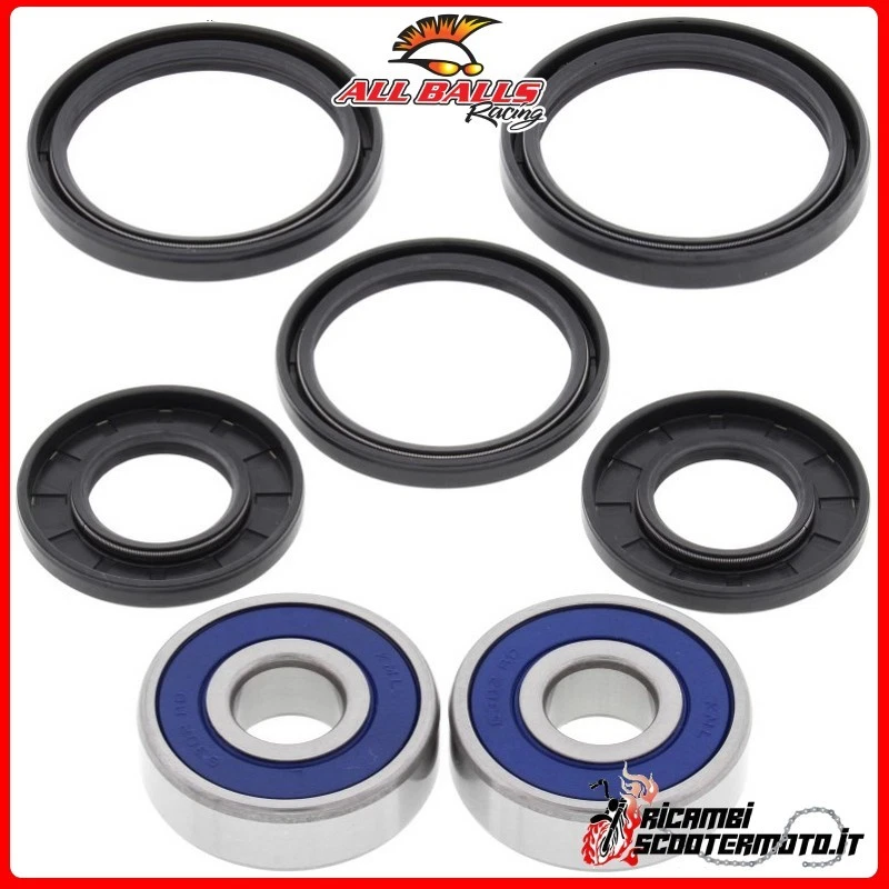 JUEGO DE COJINETES DE RUEDA DELANTERA All Balls Kawasaki KX 400 1975-1976 25-1311#23 Foto 1 de 1