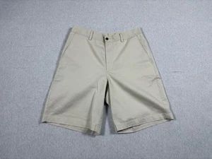 Nordstrom Shorts Mens 32 Tan Brown 9" Wrinkle Free Smartcare Chino - Picture 1 of 8