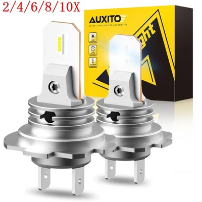 AUXITO LED High/Low Beam Conversion H7 Bulbs 11000LM 6500K Super Bright CSP 2/4X - Image 1 of 4