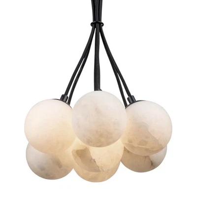 Colgante Artcraft Lighting AC7467 Camila 7 luces 12" W multi luz - negro Foto 1 de 4