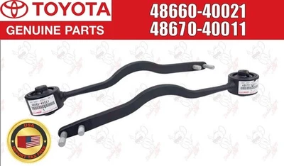 LEXUS OEM LEFT & RIGHT LOWER SUSPENSION STRUT BAR SET 48660 48670 for LS400 - Image 1 of 4