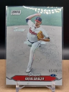 Blanco/30 Cromo 2024 Topps Stadium Club - #66 Shane Bieber - Imagen 1 de 1