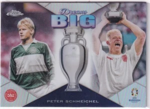Topps Chrome UEFA Euro 2024 No. DB-1 Peter Schmeichel Dream Big Refractor - Bild 1 von 2
