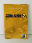 Mario Party 2 Nintendo 64 N64 Instruction Booklet Manual Only No Game Good Cond