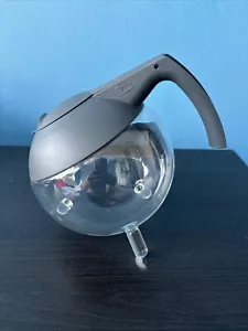 Jenaer Jena Glas GLOBO Tilting Glass Teapot with Lid and Infuser Gray Germany - Picture 1 of 6