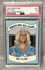1982 Wrestling All Stars RIC FLAIR Rookie Card PSA 5 Great Eye Appeal Sharp RC