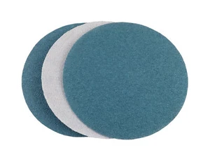 7" Blue Zirconia Cloth Hook and Loop Sanding Discs (50 Pack, 50 Grit) - Picture 1 of 4