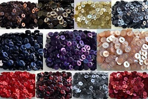 Buttons 19mm 30L Round Fisheye Button Fish Eye Various Colours 2 Hole Knitting - Picture 1 of 36