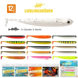 Lieblingsköder 12,5 cm Gummifische | 4x Gummiköder für Zander & Hecht Köder OVP - Bild 1 von 35