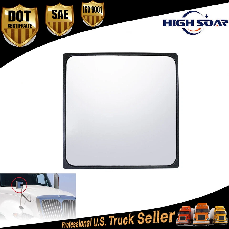 Hood Mirror Chrome for 2008-2017 International Harvester ProStar Tractor Truck Foto 1 de 4