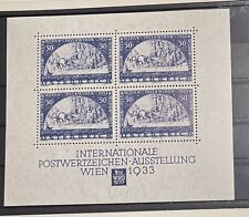 Österreich 1933 Wipa Block Faksimile postfrisch wie auf Bildern