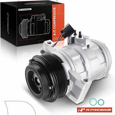 Novo compressor CA com embreagem para Cadillac CTS 2005-2007 V6 2.8L 10S17C 19130460 - Imagem 1 de 4