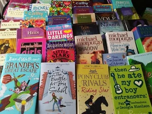 Childrens Reading Story Fiction Books Bundle/Collection 15 Various Books Age 8+ - Picture 1 of 4