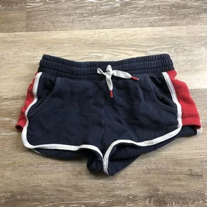H&M Stretch Tie Waist Low Rise Blue Shorts Girl's Size Small 10- 11 Yr.Old - Picture 1 of 8