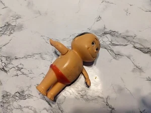Vintage Aufziehspielzeug Junge Schwimmen Rückenschwimmen - Bild 1 von 3