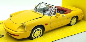 Jouef Evolution 1/18 Scale Diecast 3305 - Alfa Romeo Spider - Yellow - Picture 1 of 5