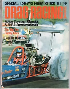 Drag Racing USA Oct 1974 Lopez Magazine Hot Rod Funny Car NHRA Camaro S/S More! - Picture 1 of 3